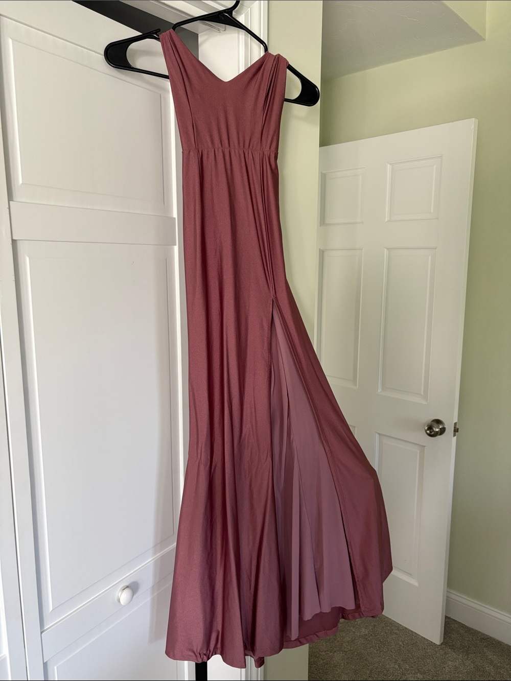 Sleeveless Dusty Rose Maxi Dress